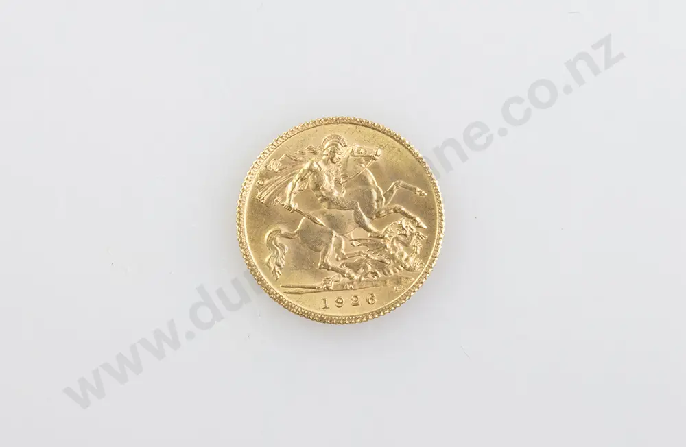 1926 Gold Half Sovereign Image 1++