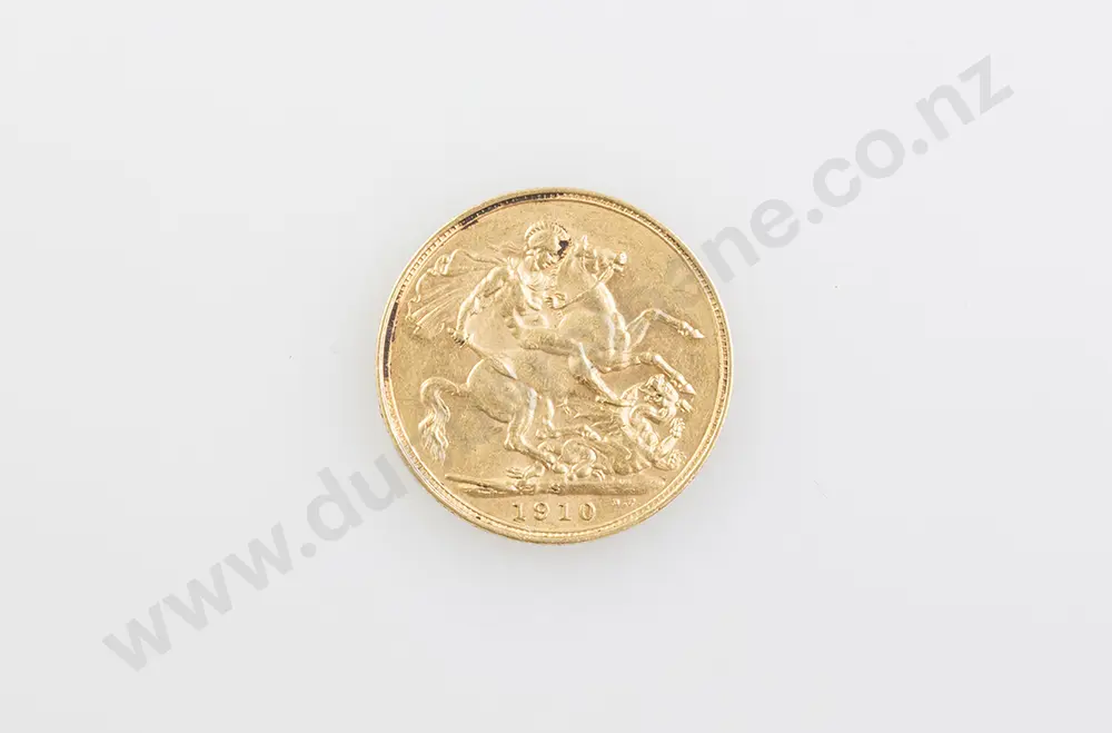 1910 Gold Sovereign Image 1++