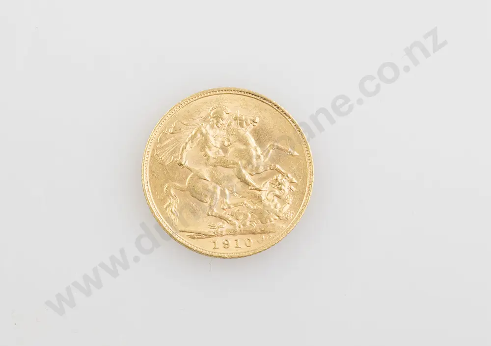 1910 Gold Sovereign Image 1++