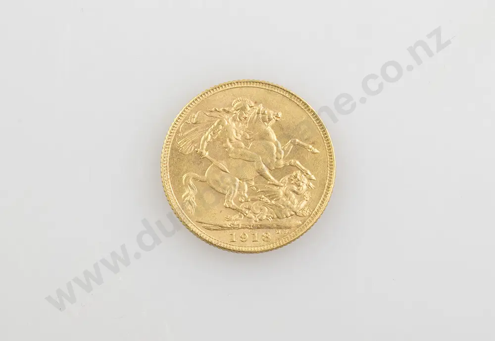 1918 Gold Sovereign Image 1++