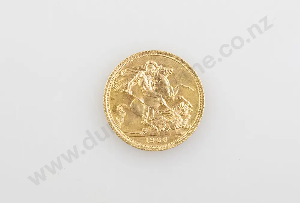 1966 Gold Sovereign Image 1++