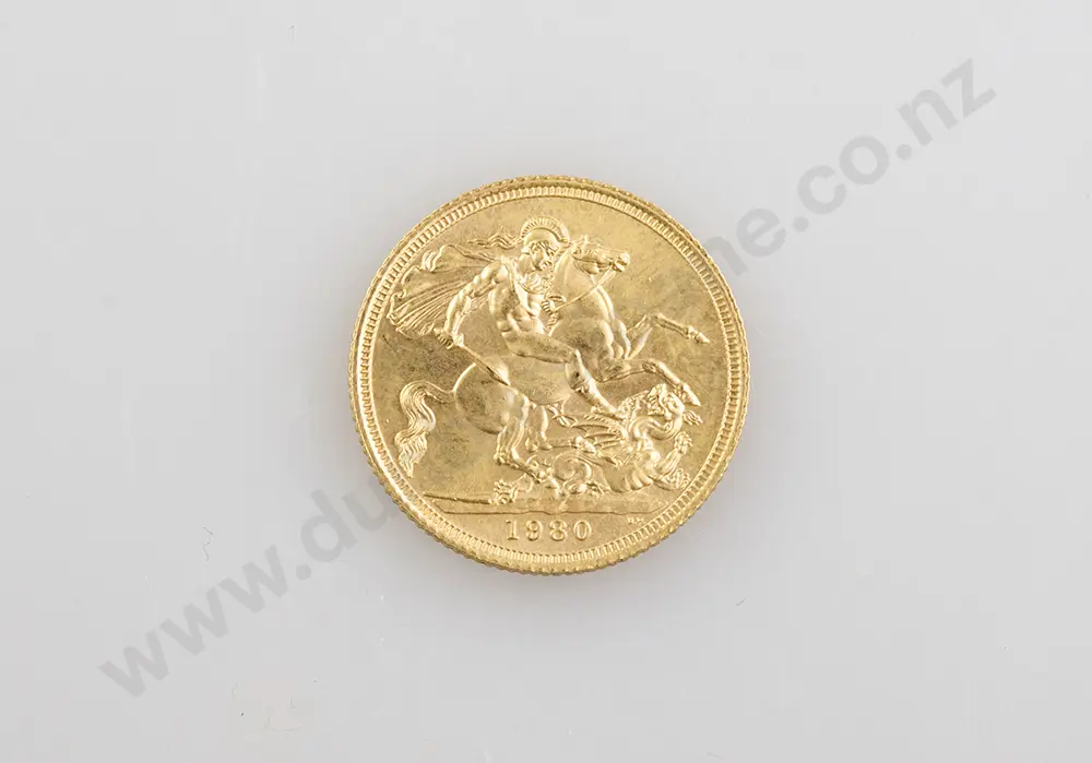 1980 Gold Sovereign Image 1++