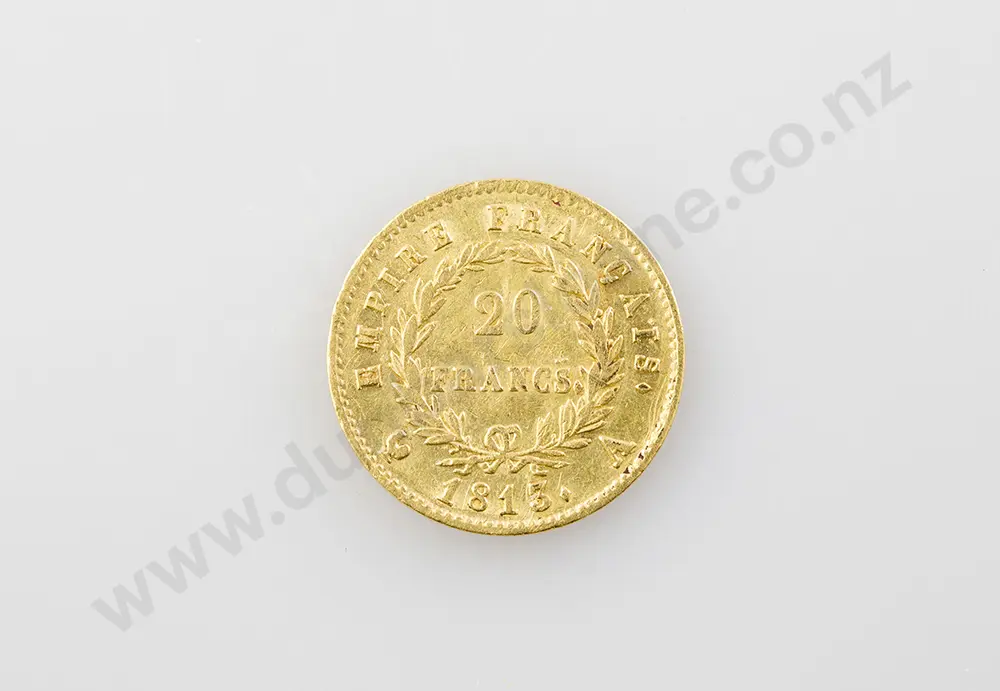 1813 French 20 Franc Gold Coin Image 1++