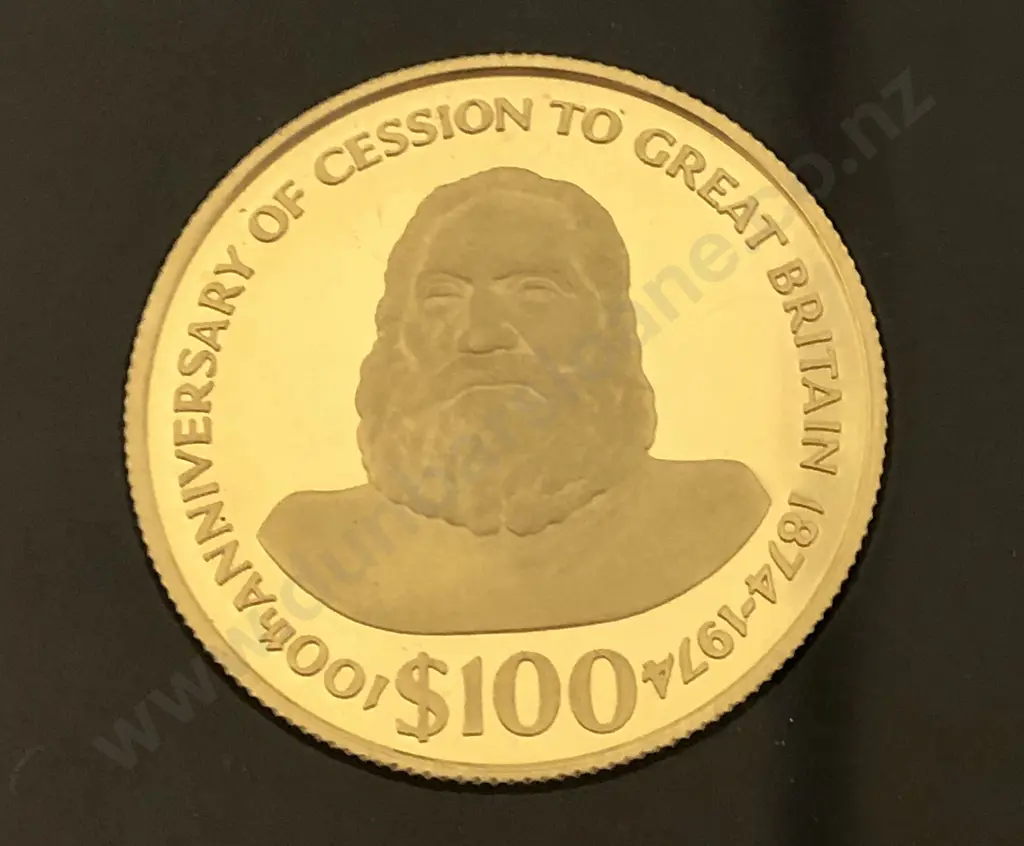 Fiji 1974 Gold Coin Image 1++