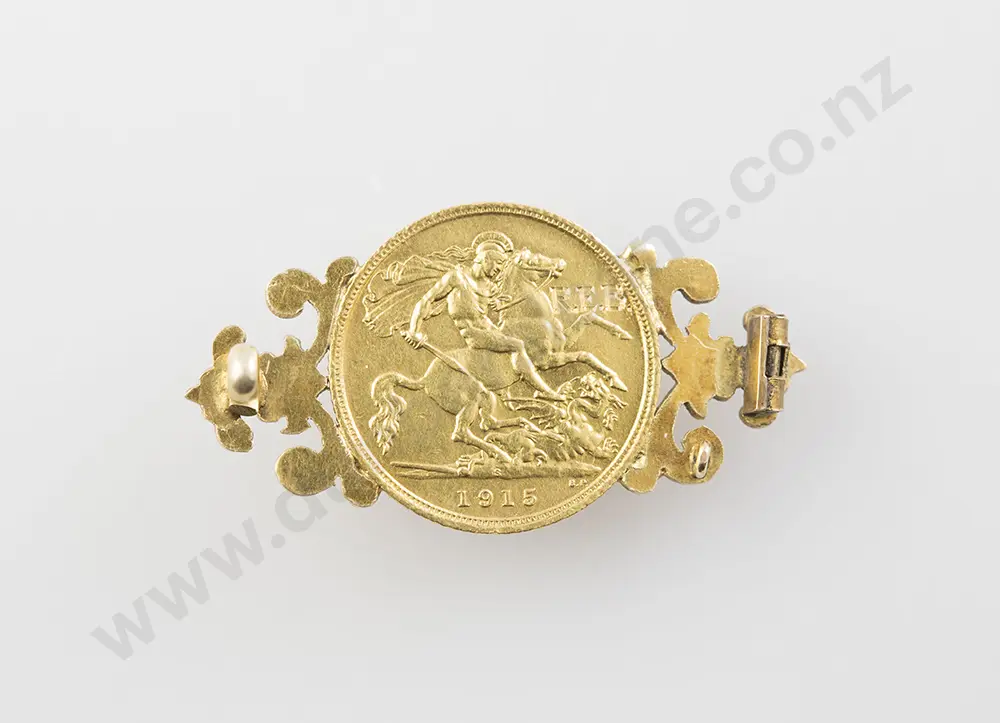 1915 Half Gold Sovereign Image 1++