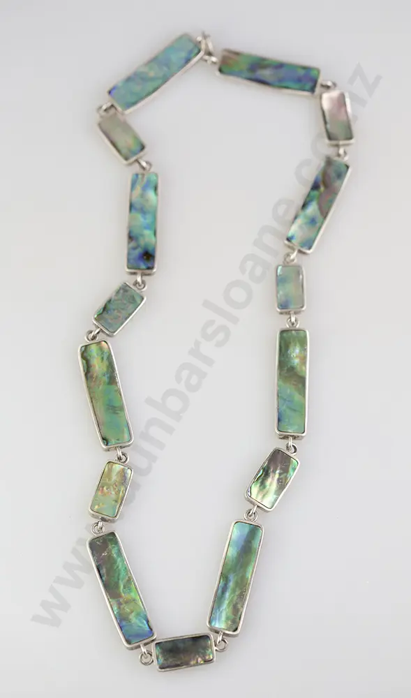 .925 Paua Necklace Image 1++