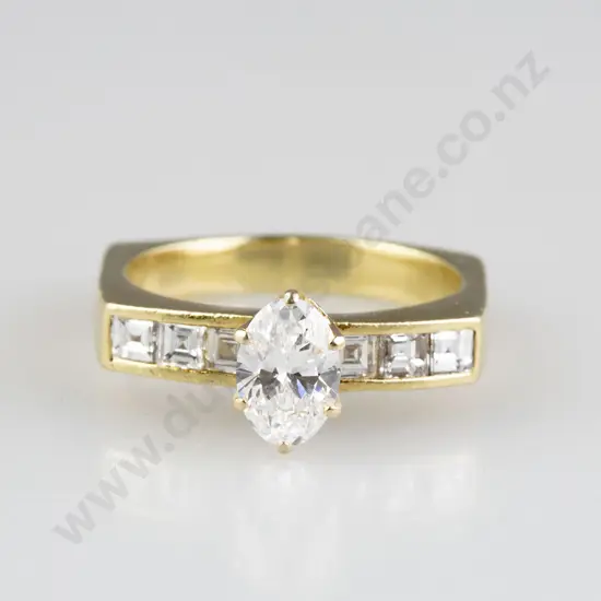 18ct Solitaire Diamond Ring