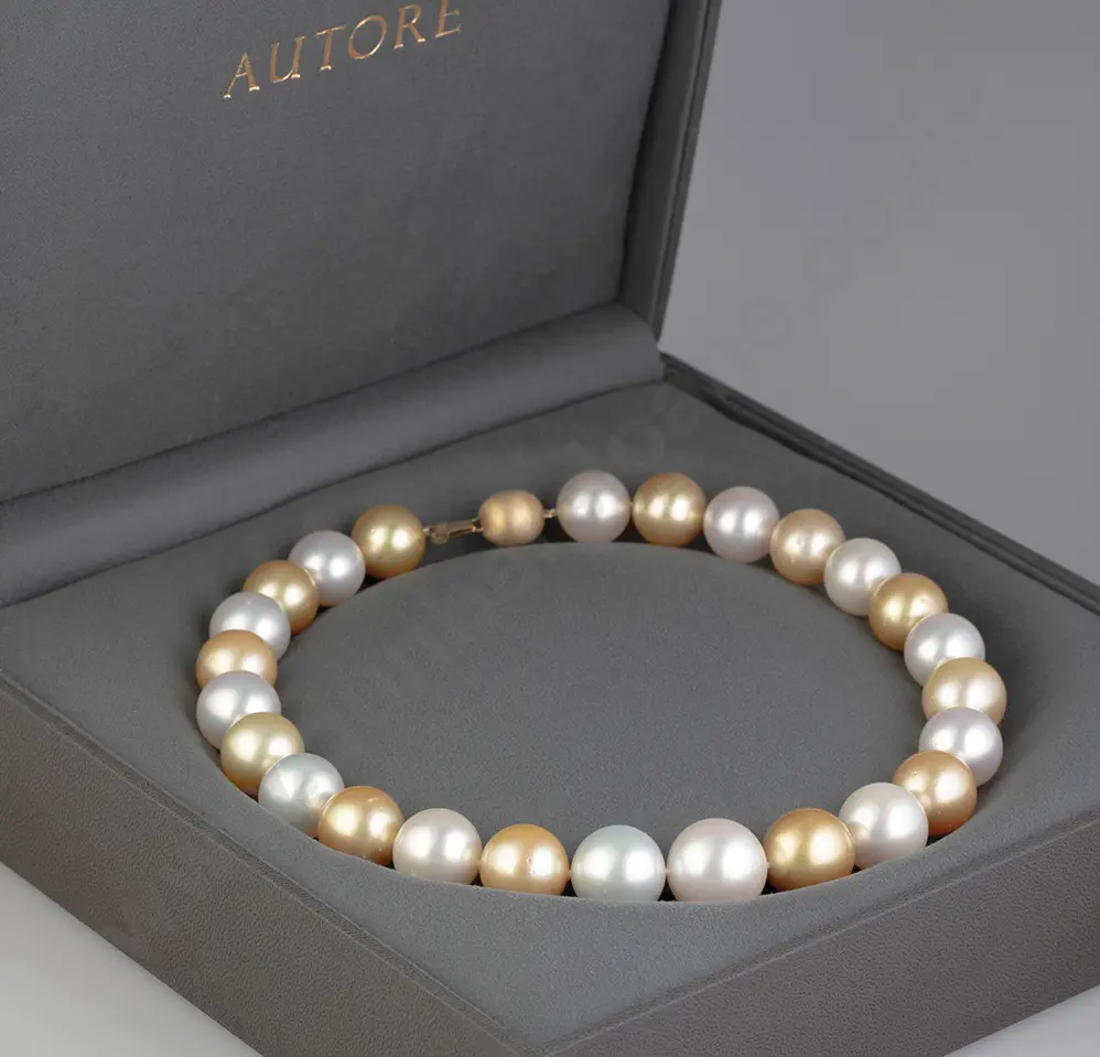 Single Strand Autore South Sea Pearl Necklace Image 1++