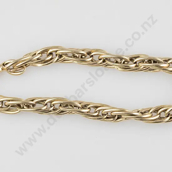 9ct Multi-Trace Curb Link Bracelet