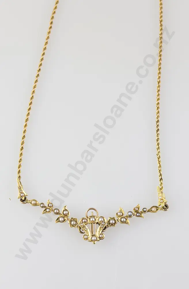 Edwardian 18ct Necklet Image 1++