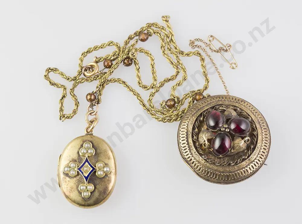 Victorian Silver Gilt Target Brooch Image 1++