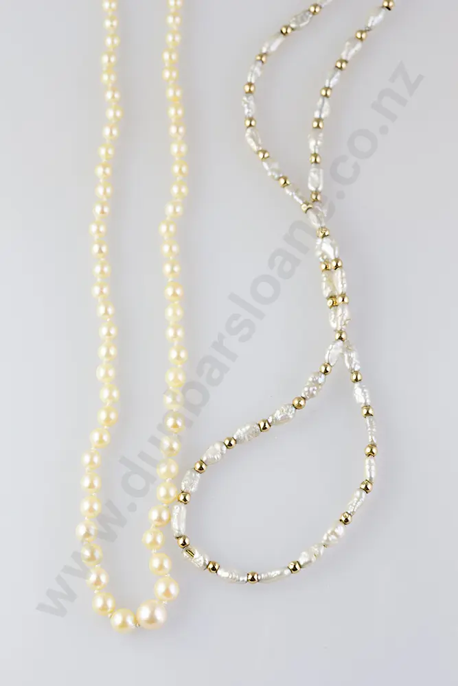 Two Pearl Necklaces Image 1++