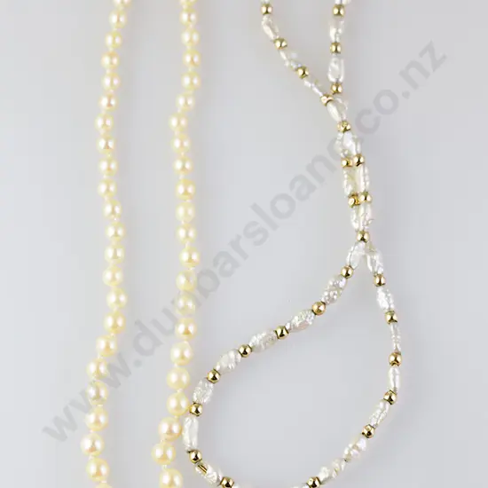 Two Pearl Necklaces