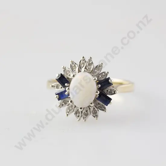 9ct 19stone Opal