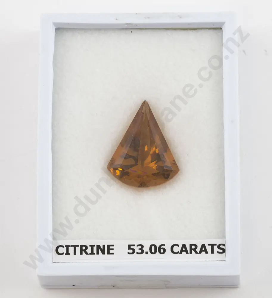 Brazilian Triangular Cut Citrine Image 1++