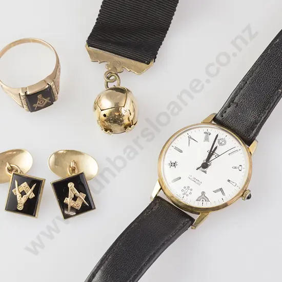 Various Masonic Jewellery