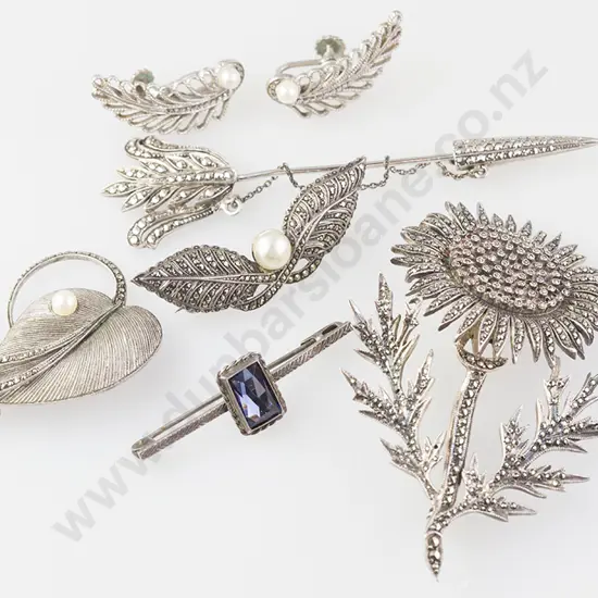 Vintage German S/S & Marcasite Jewellery