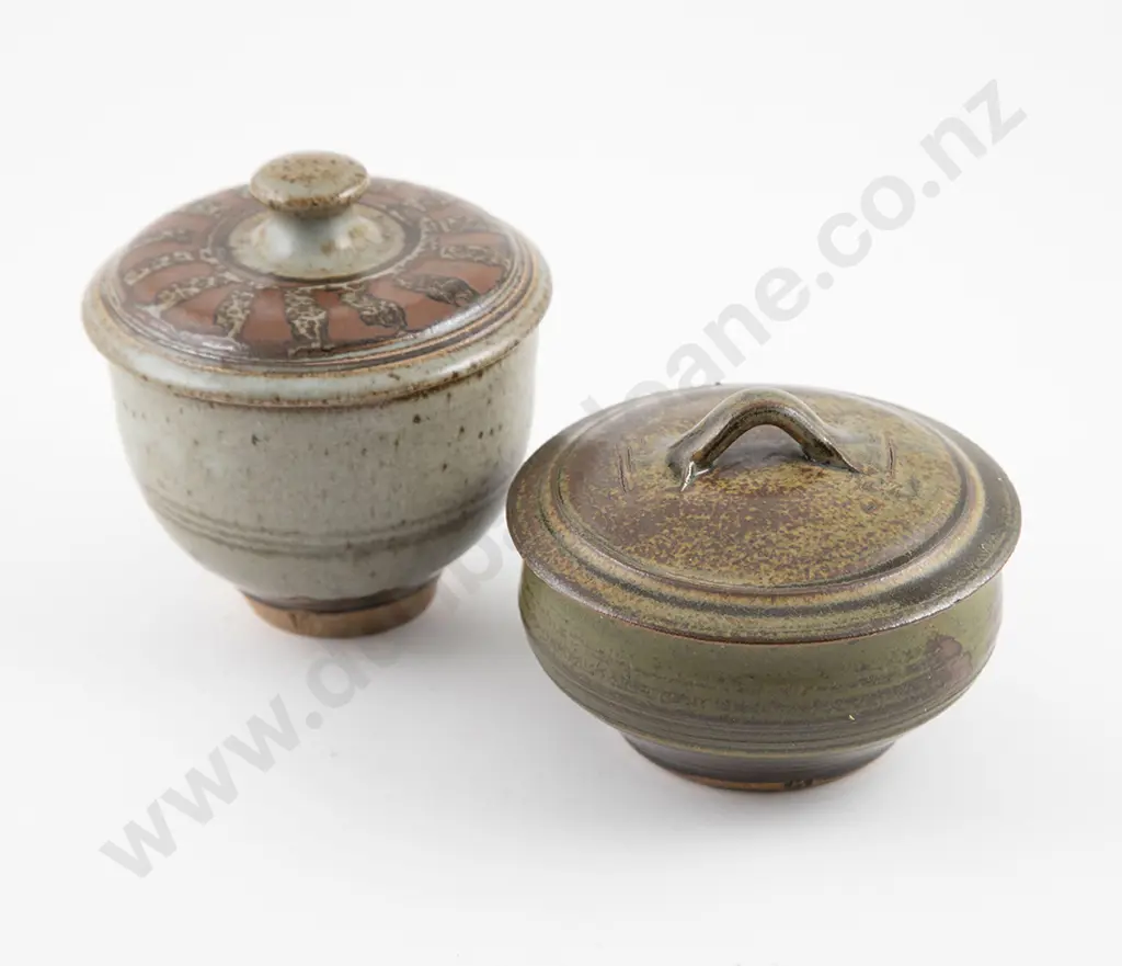 Peter Stitchbury Two Covered Bowls Image 1++