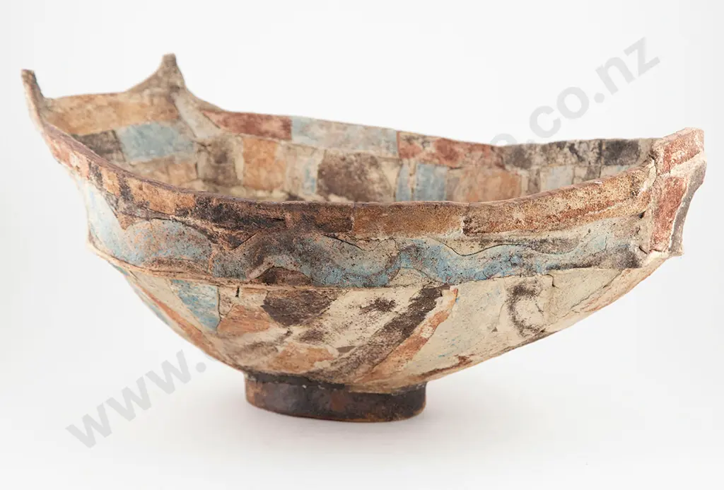 John Lawrence Large Boat Form Footed Bowl Image 1++