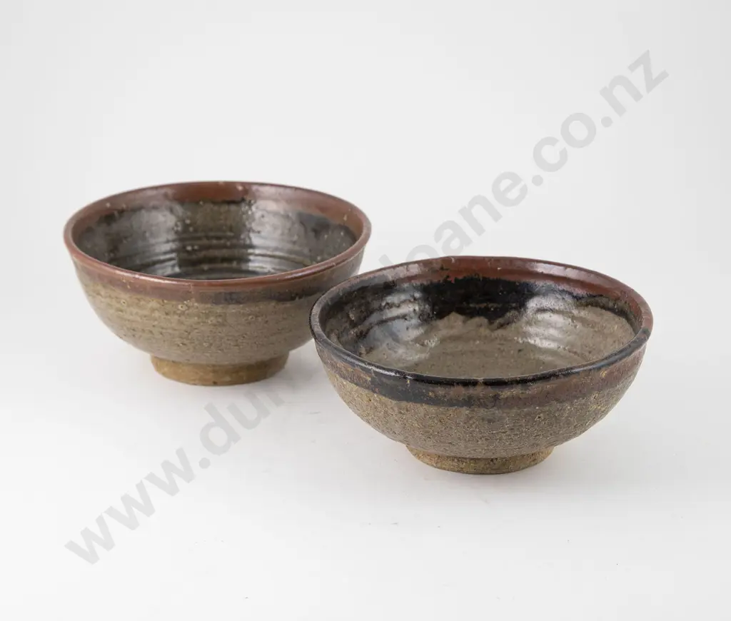 Barry Brickell Two Deep Salt Glazed Bowls Image 1++