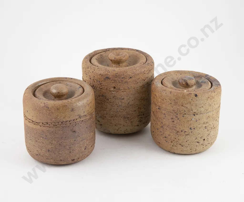 Jean Hastedt Set of Three Canisters Image 1++