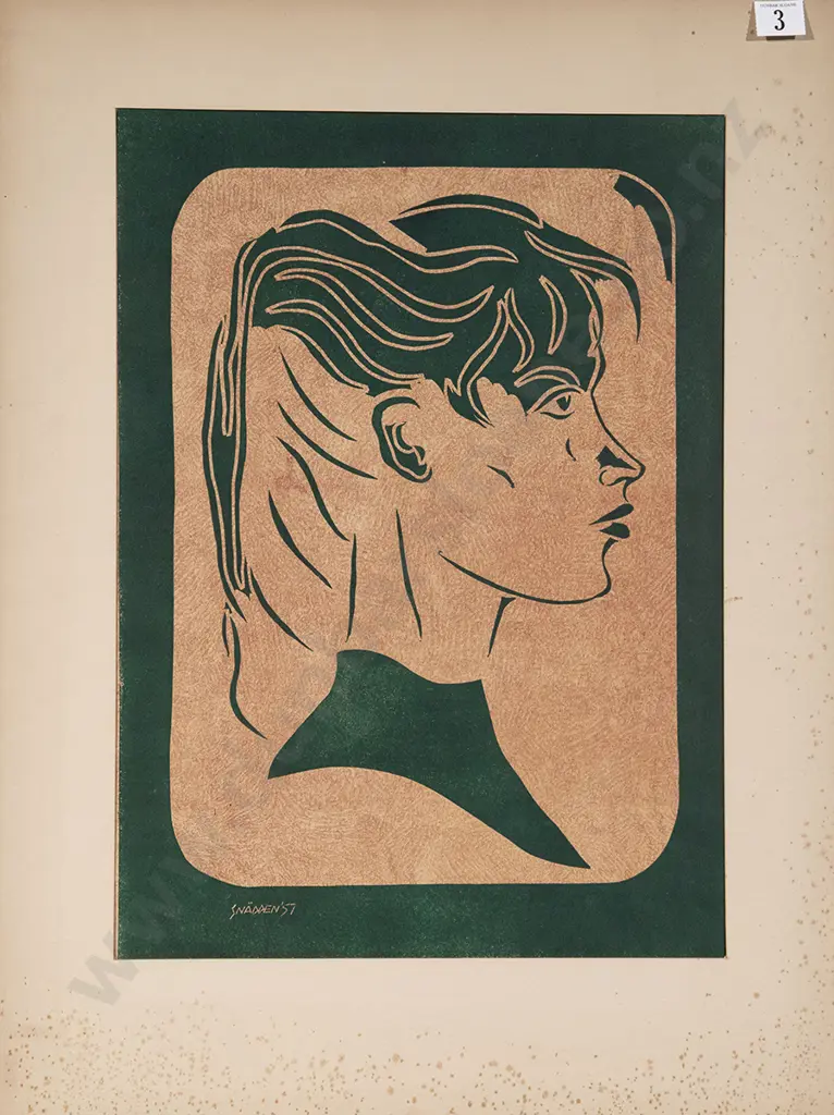 John Pine Snadden - Head of a Girl & Estuary (2) Image 1++