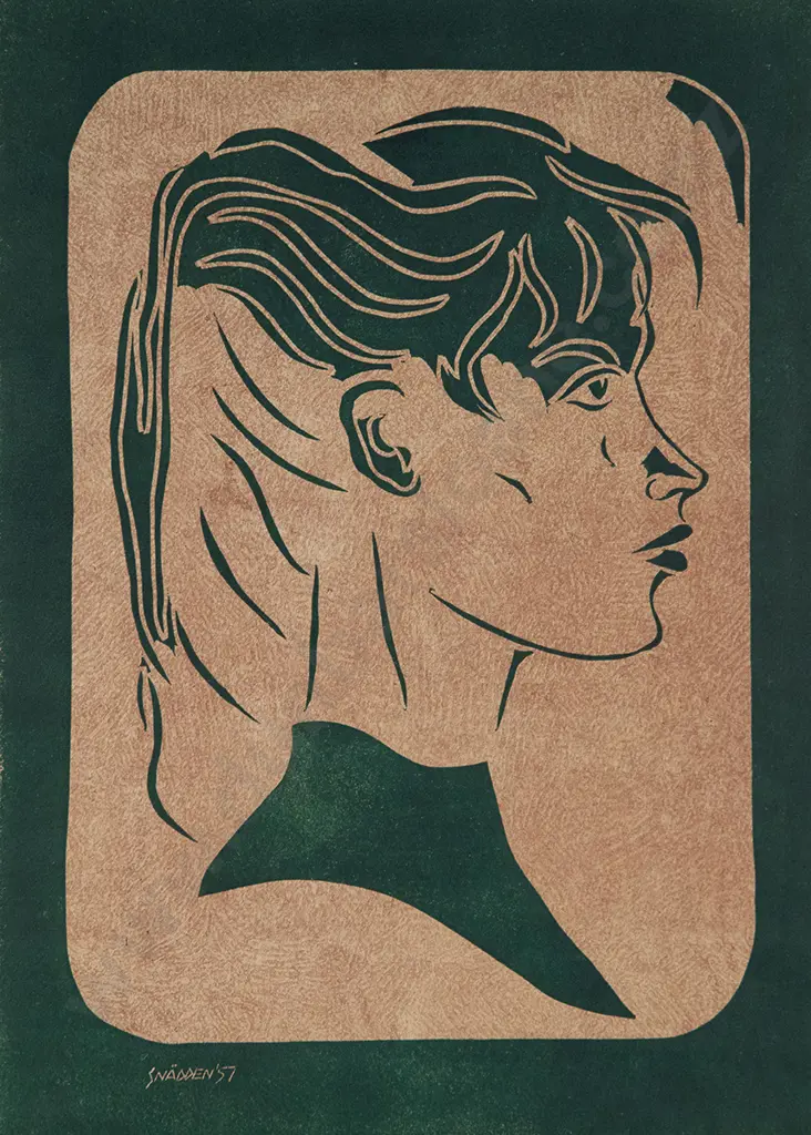 John Pine Snadden - Head of a Girl & Estuary (2) Image 1++