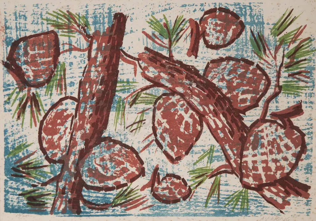 Albert L Wong - Figures at the Beach & Pine (2) Image 1++