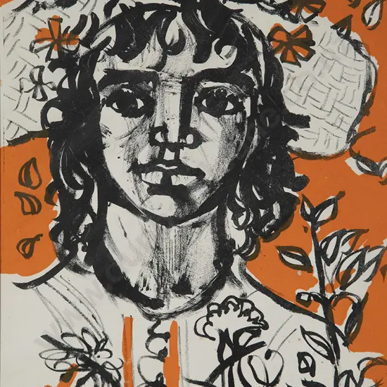 Peter Campbell - Man & Falcon & Girl in a Straw Hat (2)
