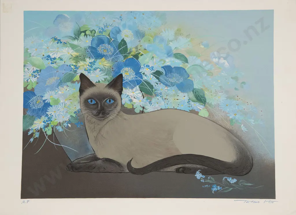 Tatsuo Ito - Siamese Cat Image 1++
