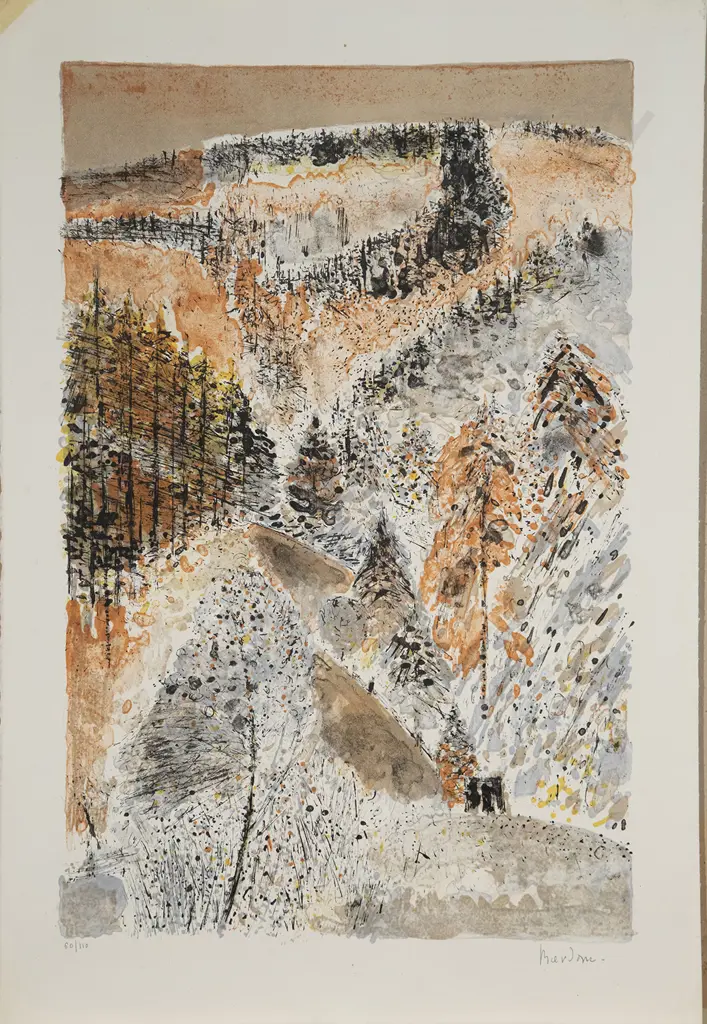 Guy Bardone (French) - Neige a Saint-Claude Image 1++