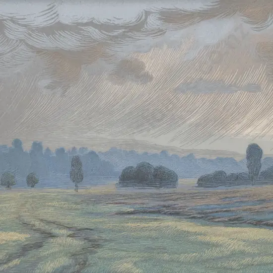 Landscape print & other work on paper (2)