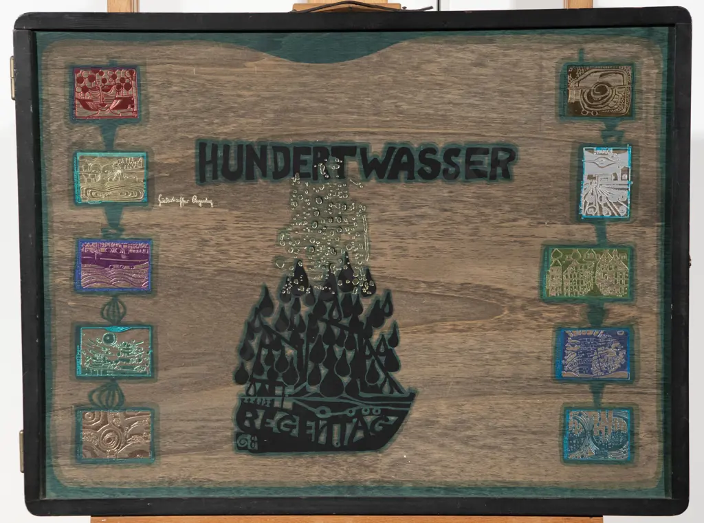 Friedensreich Hundertwasser - Crusade of the Cross Roads with original folio box Image 1++