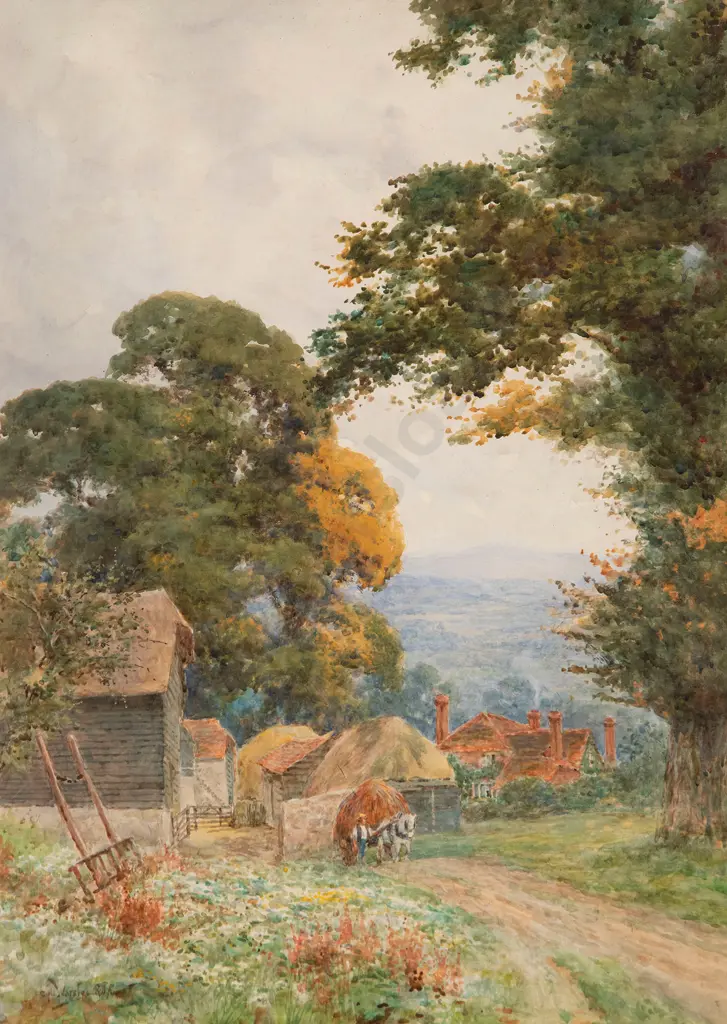 C N Worsley - Picturesque English Farming Village Image 1++