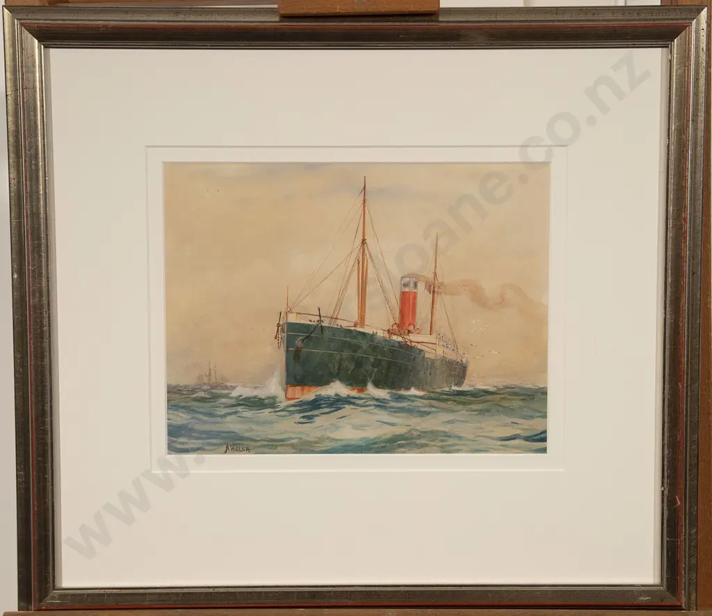 Nugent Welch - Steamer at Sea Image 1++