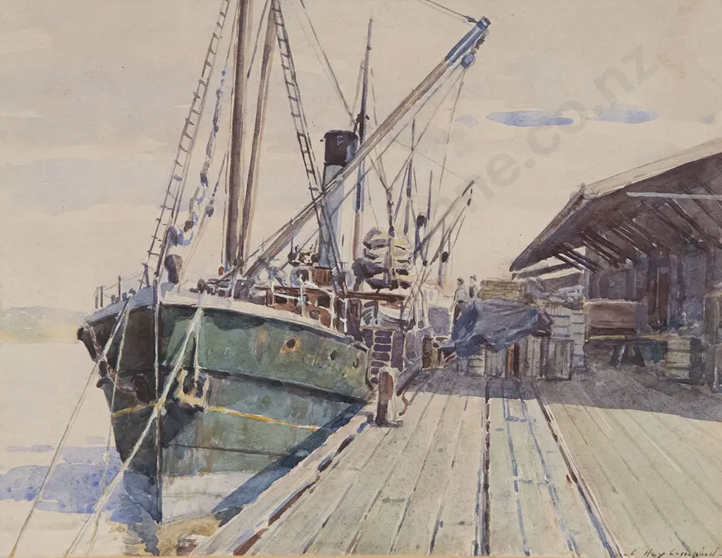 Colin Hay Campbell - Wanganui Wharf Image 1++
