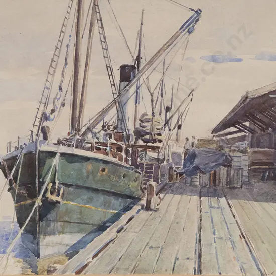 Colin Hay Campbell - Wanganui Wharf