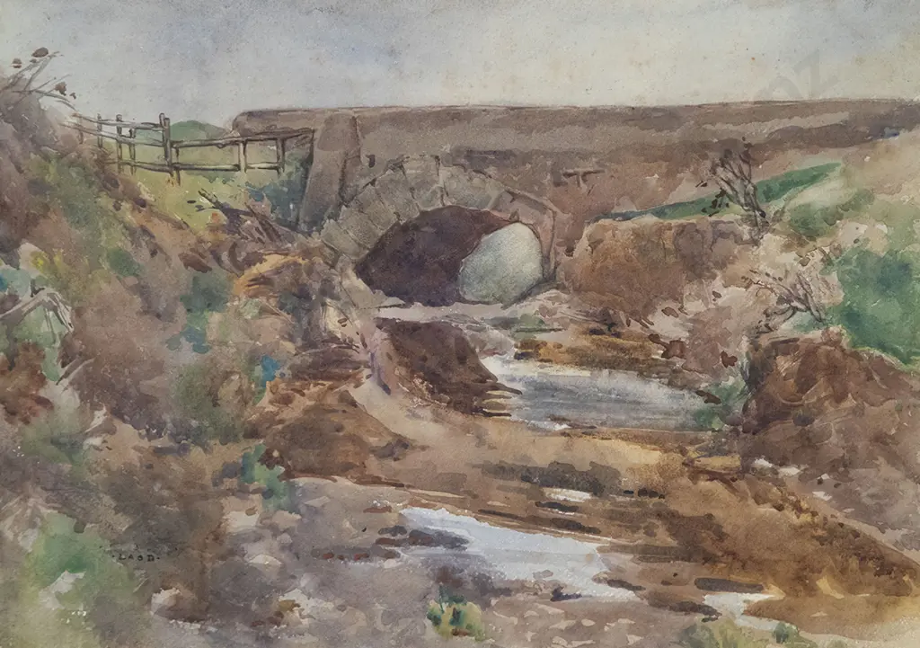 C20th European - Bridge near Cassino Image 1++
