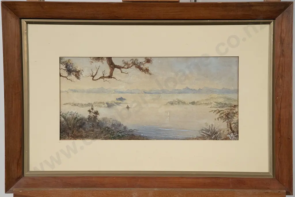 Colonial watercolour & W S Myles oil (2) Image 1++