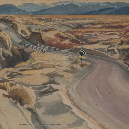 Reg Waghorn - The Bend in the Road