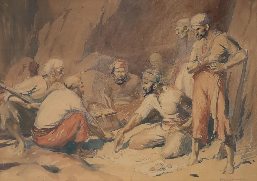 Richard Wallwork & Margaret Anderson watercolours (2) Image 1++