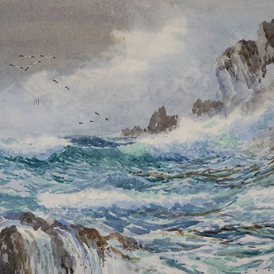 Rix Carlton & W Myles watercolours (2)