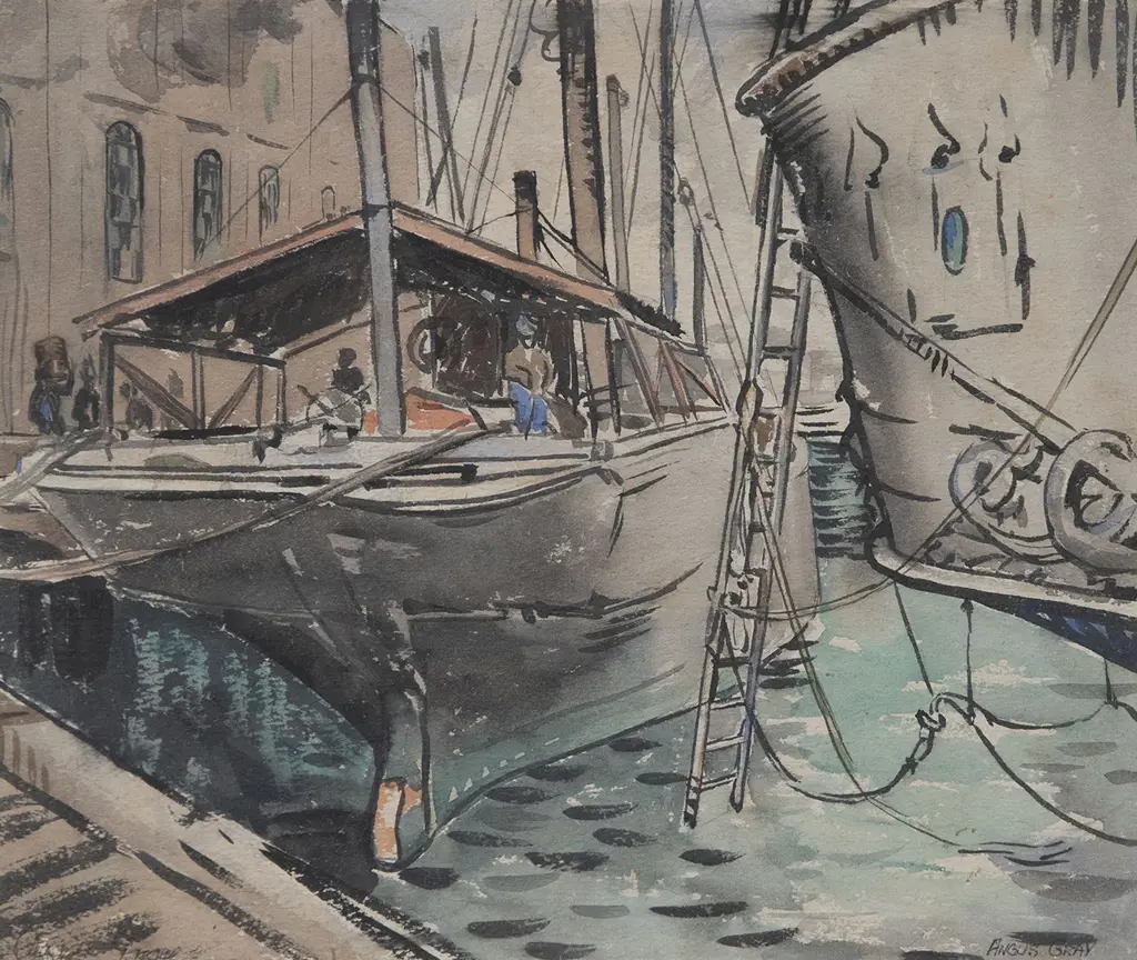 Angus Gray - Dock Scene Image 1++