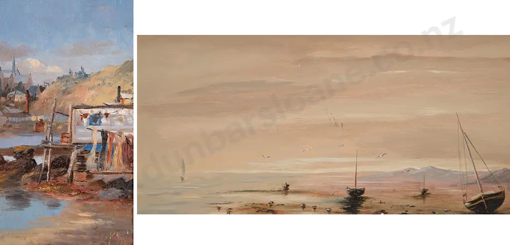 H W Kirkwood & J D Perrett Oils Image 1++