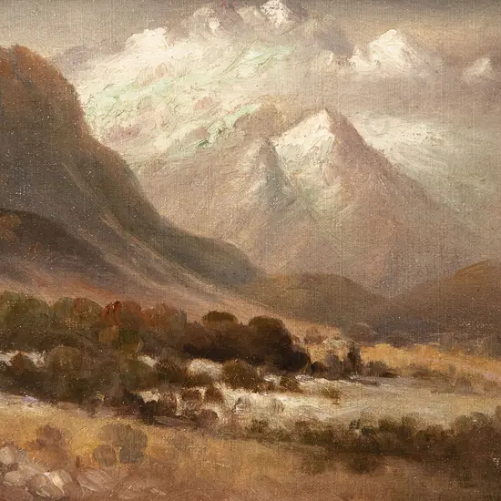 Colonial Artist - Mt Cook