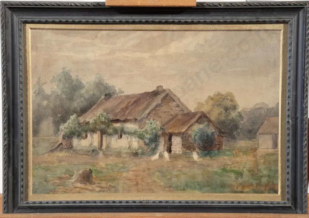 Two Watercolours and Portrait of Gypsy Image 1++
