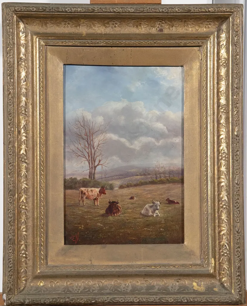 Unknown Artist - Cattle at Rest Image 1++