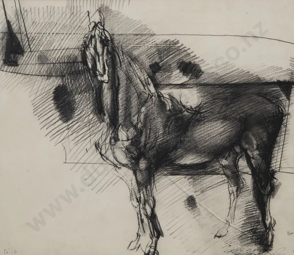 Michael Nicholson - Study of Horse Image 1++
