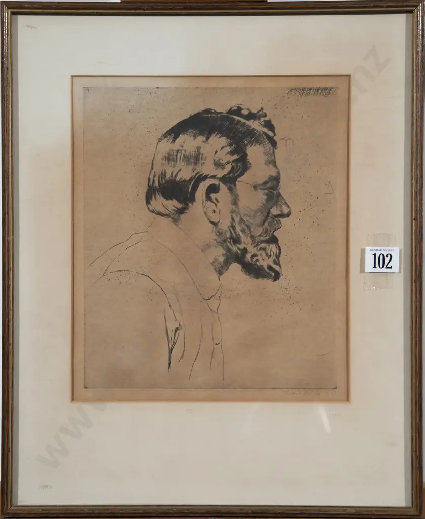Emil Orlik (Czechoslovakian) - Self Portrait Image 1++
