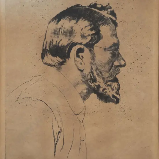 Emil Orlik (Czechoslovakian) - Self Portrait